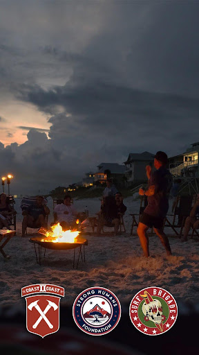 Strong Humans retreat participants gathered together